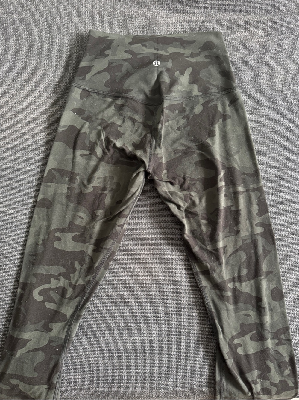 lululemon athletica align Camo Leggings - Olive and Dark Green